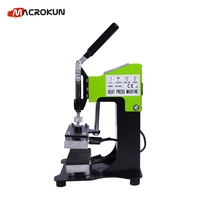 Presse à chaud hydraulique manuelle 1 tonne de pression Mini presse à chaud pour la résine
