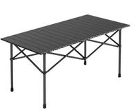 119 Table à manger d'extérieur pliable moderne (acier au carbone) pour une utilisation dans la cour