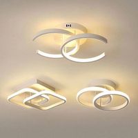 Lustre suspendu LED géométrique nordique moderne, lampe de décoration intérieure pour salon, cuisine, éclairage de la pièce