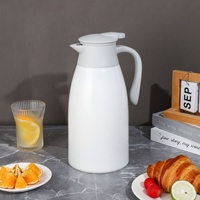 Termos Kopi Kaca Modern dan Sederhana, Botol Air Panas Vakum Terisolasi, Rumah Tangga 1.6L, Logo Custom, Hadiah, Komersial