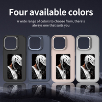 Étui de téléphone JOYPORODO B234 NFC 4 couleurs avec sablage numérique et support pour appareil photo pour iPhone 13 14 15 16 Pro Max DIY NFC E-ink