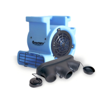 Souffleur industriel OneDry 1/12HP, sécheur de tapis turbo, ventilateur d'air, sécheur de sol pour dommages causés par l'eau, ventilateur de ventilation, souffleur gonflable