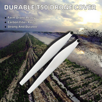Hélices Blanches Originales Agras T50 T40 5413/5415 en Fibre de Carbone à Lame Pliante, Toutes Conditions Météo, à Dégagement Rapide, pour Drones à Propulsion Primaire
