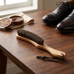 Brosse de nettoyage de chapeaux portative écologique avec poils en nylon et manche en plastique pour chapeaux en feutre, en bois ou de cowboy, élimination de la poussière STELLAR PATH - Product Image 3