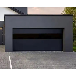 Aluminium combiné de porte de <span class=keywords><strong>garage</strong></span> à la maison haute performance avec anti-vol coupe-vent Caractéristiques à haute isolation Surface finie - Product Image 4