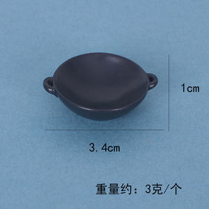 Accessori in Miniatura per Cucina di Casa delle Bambole, Giocattoli Alimentari in Miniatura, Pentole, Ciotole, Vassoi, Utensili da Cucina, Decorazioni Fai-da-Te - Product Image 6