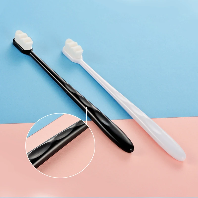 Super Fine Soft Hair Eco-friendly Micro Nano Toothbrushes with 20,000 Ultra Soft Bamboo Charcoal Bristles