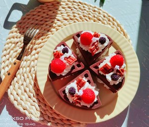 Bougie parfumée faite à la main mini <span class=keywords><strong>chocolat</strong></span> alimentaire gâteau cupcake cookie dessert bougies - Product Image 3