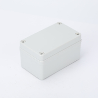 Boîte de jonction de distribution d'alimentation étanche en plastique ABS 80*130*70mm, boîtier d'instrument électronique de surveillance intérieur/extérieur