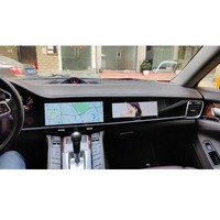 Papan pemutar DVD mobil otomotif, layar sentuh Android ganda pemutar DVD Mobil Tablet Autoradio untuk Porsche Panamera 2010 ke 2017 Upgrade 2024