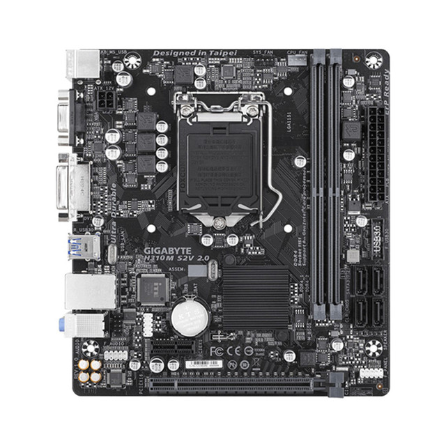 170*216MM Intel H310 Chipset LGA1151 Main Board Dual Channels DDR4 HD-MI VGA SATA Hard Drive Interface New for Desktop
