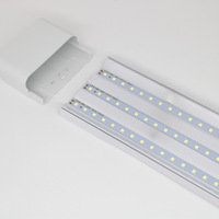 Urames – tube linéaire de chine, 4 pieds, pendentif monté en Surface, linéaire plat mince LED, raccords de tube de latte, luminaire de Purification