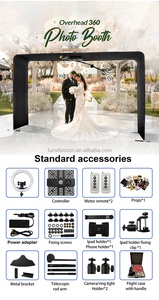 Nouvelle mode populaire aérien <span class=keywords><strong>360</strong></span> photobooth aereal spinner top filature au-dessus vidéobooth avec étui de vol avec télécommande - Product Image 2