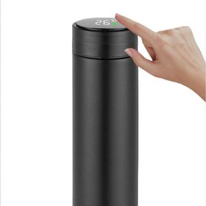 Smart Temperature Measuring Insulated Stainless Steel Cup 6-12 Hours Thermal Insulation <b>Tea</b> <b>Infuser</b> Logo Gift High-end - Product Image 2