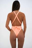 Sexy Zomer Damesbadpak Uit Één Stuk Mode Met Diepe V-Hals Bikini Badpak Sport Femme Badkleding Strandkleding