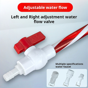 Bomba de Aire para Oxigenación de Peceras Moderna y Ecológica, Tubería de Agua y Accesorios de Bomba de Agua de PVC Plástico, Redonda y Rayada - Product Image 3