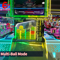 Máquina de Hockey Arcade Multijugador para Interiores, Directo de Fábrica, 2-4 Jugadores, Operada con Monedas, Mesa de Aire con Pantalla LCD de 17 Pulgadas, para Centros Comerciales y FEC, Personalizable