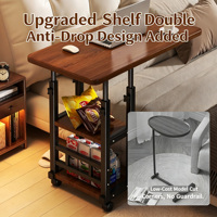 Escritorio Portátil Ajustable en Altura para Cama, Mesa Móvil para Computadora, Escritorio Simple para Estudio en Casa, para Usar en la Cama del Dormitorio