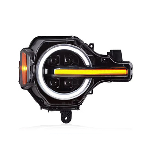 Conjunto de Faros Delanteros LED de 12V para <span class=keywords><strong>Ford</strong></span> <span class=keywords><strong>Bronco</strong></span>, Lentes LED Modificadas, Luces de Circulación Diurna, Señales de Giro, Lámparas Delanteras - Product Image 4