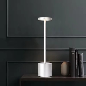 モダンLED充電式テーブルランプポータブルコードレスデスクランプホテルベッドサイドリビングルームダイニングカフェ家庭用テーブルライト - Product Image 1