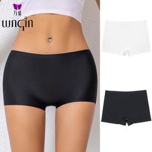 Pantalon <span class=keywords><strong>de</strong></span> sécurité à quatre coins pour femmes sans couture <span class=keywords><strong>de</strong></span> couleur Midriff Boyshort une pièce - Product Image 1