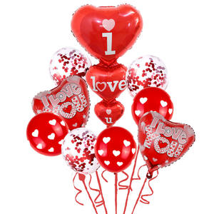 Kit de ramo de globos con forma de corazón para decoración de fiesta de aniversario de boda para el Día de San Valentín Volver a la escuela Halloween Pascua Diwali - Product Image 3