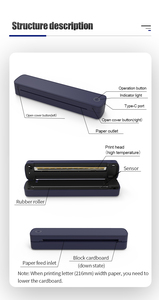 <span class=keywords><strong>Printer</strong></span> Thermal Portabel <span class=keywords><strong>A4</strong></span> Bluetooth Tanpa Tinta USB untuk Kantor, Nirkabel, Pencetakan Langsung, <span class=keywords><strong>Printer</strong></span> Thermal <span class=keywords><strong>Mini</strong></span> untuk Tato - Product Image 6
