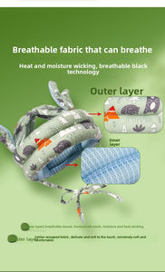 Casque de sécurité pour bébé en coton doux, anti-collision, anti-chute, réglable, respirant, lavable, pour apprendre à marcher - Product Image 6