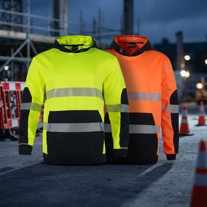 Ropa de Trabajo de Seguridad de Alta Visibilidad, Reflectante, de Poliéster, Cómoda, Transpirable, Nivel B, Resistente a Salpicaduras, con Costuras Soldadas, Respirador - Product Image 3