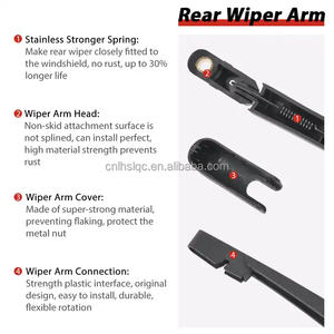 Braccio <span class=keywords><strong>Tergicristallo</strong></span> <span class=keywords><strong>Posteriore</strong></span> Originale NIASSAN per Pulsar, <span class=keywords><strong>Qashqai</strong></span>, Tiida, Rouge, Accessori Auto, Pulizia Parabrezza - Product Image 3