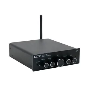 LDZS BT 5.0 HIFI Power Amplifier 100Wx2 Channel 2.1 Home Car Digital Audio AMP USB U-disK TF Music Player