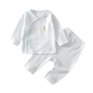 Ensemble de sous-vêtements pour bébé en pur coton sans couture, sous-vêtements d'été pour nouveau-né, vêtements de maison climatisés, motif de dessin animé mignon - Product Image 5