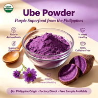 Poudre d'igname violette Ube de fabrication chinoise, colorant alimentaire naturel violet sans additifs, poudre d'Ube pour les boissons