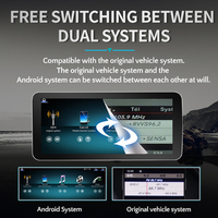 Écran d'affichage multimédia sans fil CarPlay Android Auto de 10,25 pouces pour Mercedes-Benz Classe CLS NTG 4.0/4.5/5.0