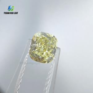 <span class=keywords><strong>1</strong></span> <span class=keywords><strong>ct</strong></span> Fancy Yellow Loose Diamonds Coussin Cut CVD Lab Grown Diamond Price - Product Image 3