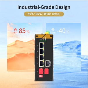 Commutateur industriel Gigabit géré Lite SH LINK 2 SFP 4 RJ45 6 ports Full-Duplex/Half-Duplex QoS VLAN LACP ERPS 12 Gbit/s - Product Image 5