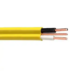 Cable eléctrico NMD90 14/2 12/2 AWG NMWU 8/3, cable de cobre CU/ PVC 300V para construcción certificado Cul