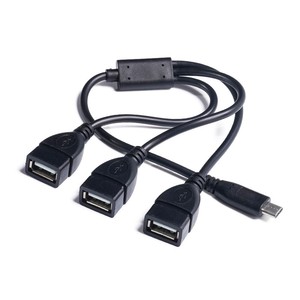 Câble Répartiteur USB 3 Ports Type C Femelle/Mâle ou USB-A vers 3 USB Femelles OTG, Câble de Charge et Synchronisation 5V 3A, 30cm, OEM Accepté - Product Image 4