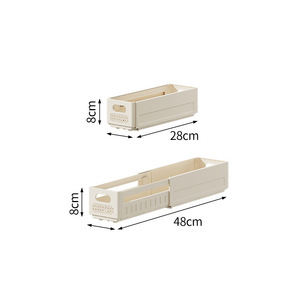 Boîte de rangement multifonctionnelle pour la maison Boîte de rangement superposée en plastique pour le recyclage des jouets et des vêtements Boîte de rangement en cube - Product Image 6