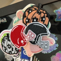 Offres Spéciales Logo Brodé En Gros Broderie Mignon Patchs Fer Sur Support Patch Pour Vêtements Chapeau