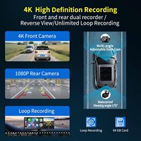 Transforma Cualquier Auto con Pantalla Inteligente 4K para Tablero de Instrumentos con CarPlay Inalámbrico y Android Auto - Monitor Portátil para Auto Completamente Laminado