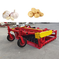 Moissonneuse-batteuse agricole multifonctionnelle 2025 à haute efficacité pour l'ail, les carottes et les pommes de terre, avec moteur à engrenages