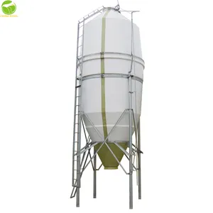 Hot Bán Thép Sợi Thủy Tinh Gia Cầm Thức Ăn Hạt Tank Silo Cho Thức Ăn Gia Cầm Chăn Nuôi Động Vật Trang Trại