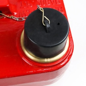 Vanne d'entrée siamoise XF à 4 voies (rouge 1,6 MPa) pour équipement de lutte contre l'incendie, accessoire de raccordement d'hydrant pour les services d'incendie - Product Image 4