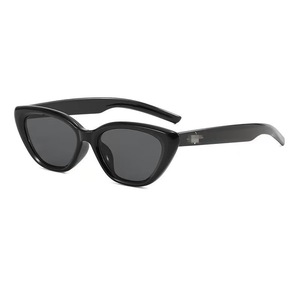 Lunettes de soleil rétro pour femmes, myopie, UV400, monture complète, œil de <span class=keywords><strong>chat</strong></span>, noires, petite monture, pour les voyages, la mode et les fêtes - Product Image 6