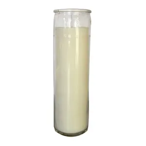 Wholesale Virgin Natural Wax Domination Vision Candle 7 Day Glass Spiritual Candle 8" Tall
