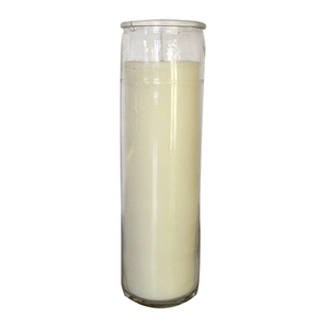 Vela <span class=keywords><strong>de</strong></span> Cera Natural <span class=keywords><strong>Virgen</strong></span> al por Mayor, Vela Espiritual <span class=keywords><strong>de</strong></span> Vidrio <span class=keywords><strong>de</strong></span> 7 Días, 8 Pulgadas <span class=keywords><strong>de</strong></span> Alto - Product Image 1