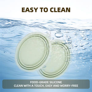 Novo Produto Personalizado Viagem Dobrável <span class=keywords><strong>Silicone</strong></span> <span class=keywords><strong>Pet</strong></span> Dog <span class=keywords><strong>Bowls</strong></span> Portátil Dog Bowl Folding Outdoor Dobrável Dog <span class=keywords><strong>Bowls</strong></span> com Tampa - Product Image 5