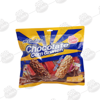 Barre de céréales croustillantes au chocolat Halal en gros, collation croustillante, biscuit sucré, bonbon emballé individuellement