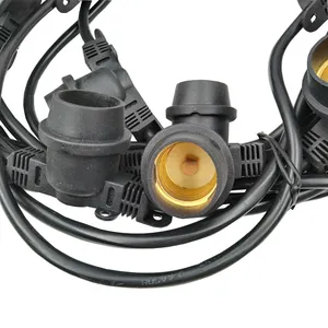 Outdoor LED String Lights Power <strong>Cords</strong>, EU Plug Waterproof IP44 - Product Image 3